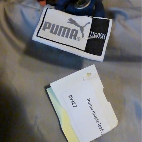 ST2  XXL TORONTO MAPLE LEAFS Men's Puma Jacket NHL Jacket Windbreaker Men's Coat - Picture 6 of 10